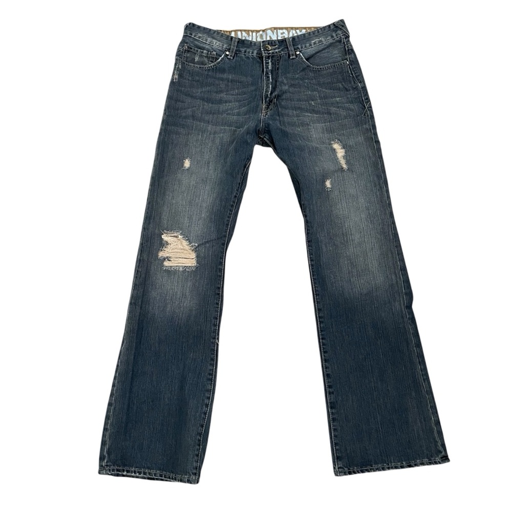 Men's Union Bay Distressed Bootcut Jeans 32x32 NWOT